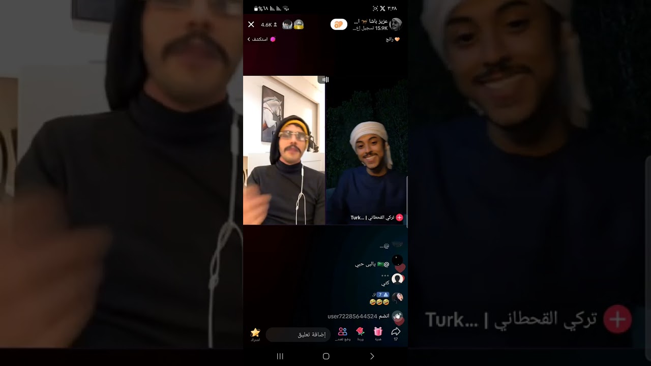 بث عزيز باشا قستات متعدده ونقاشات حاده وذكيه جدا مع ابو شلشه تحداه راس براس وواحد منهم لازم ينسجن 😂
