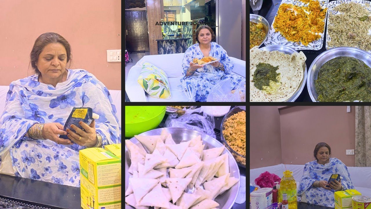 Ramadan ki tayyari start Mazydar home made samosy banaie online grocery ki Aj