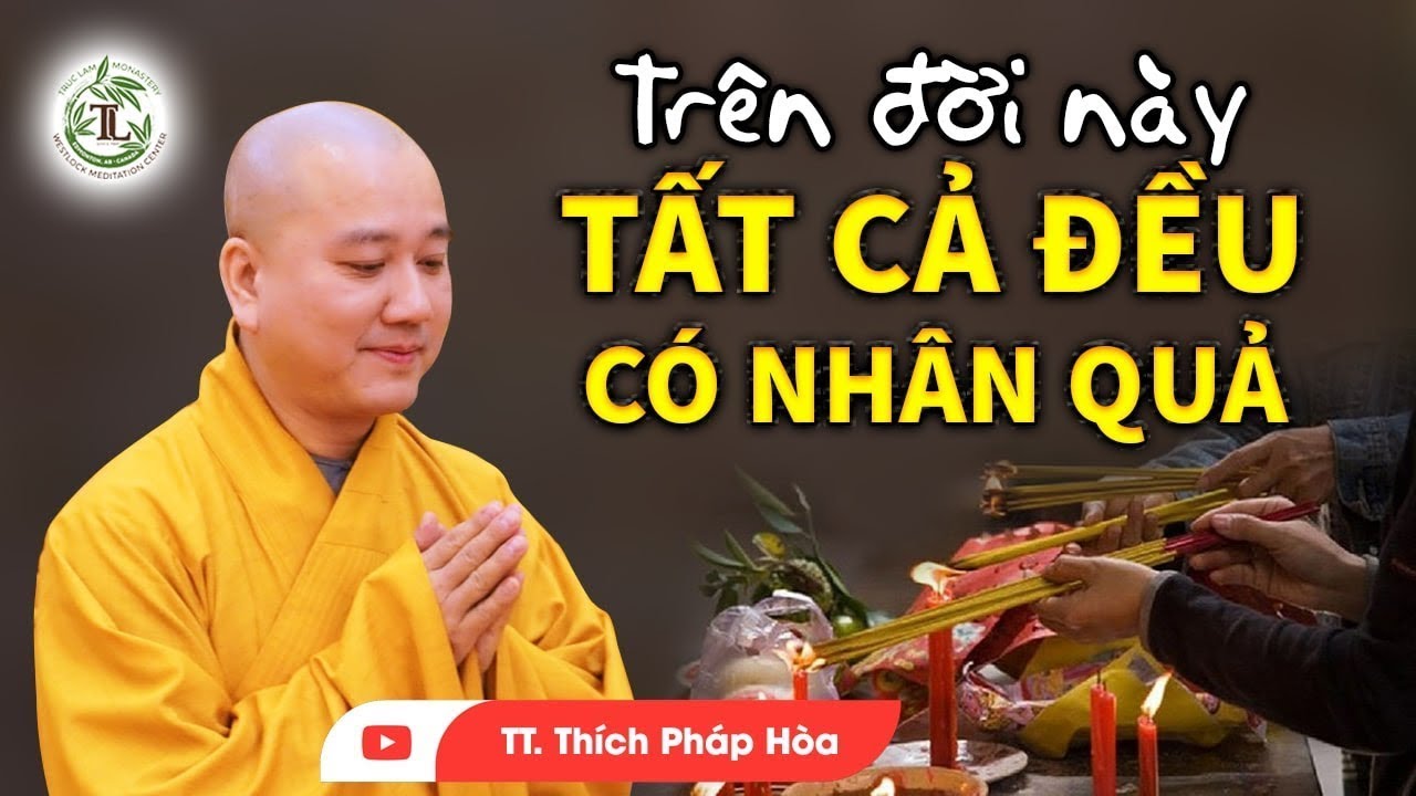 Tất Cả Đều Có NHÂN QUẢ - Mọi Thứ Trên Đời Không Tự Nhiên Mà Đến - Thầy Thích Pháp Hòa