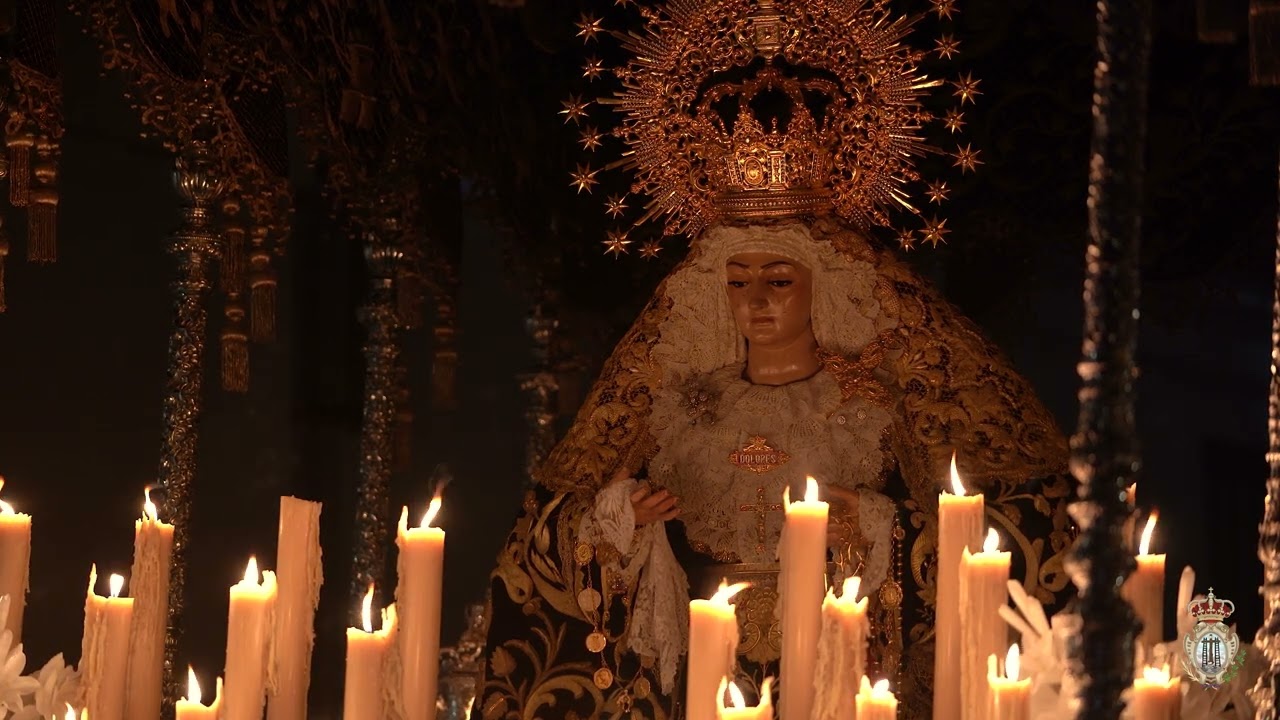 VIERNES SANTO 2025. SALIDA DE NUESTRA SEÑORA DE LOS DOLORES EN SU SOLEDAD CORONADA DE LA PARROQUIA