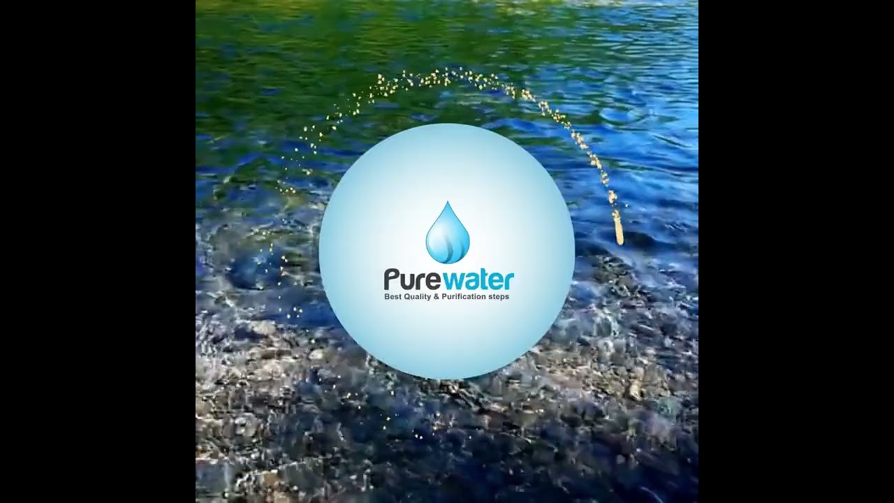 Pure Water Logo Design by Eagle Design Agency 🦅| Client Work