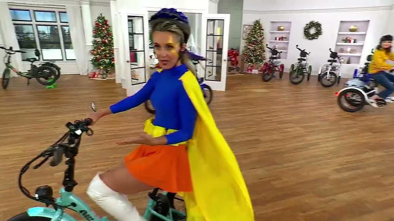 Ollie Leo Electric Trike with 500W_Motor & 20MPH Speed w/ Accessories on QVC