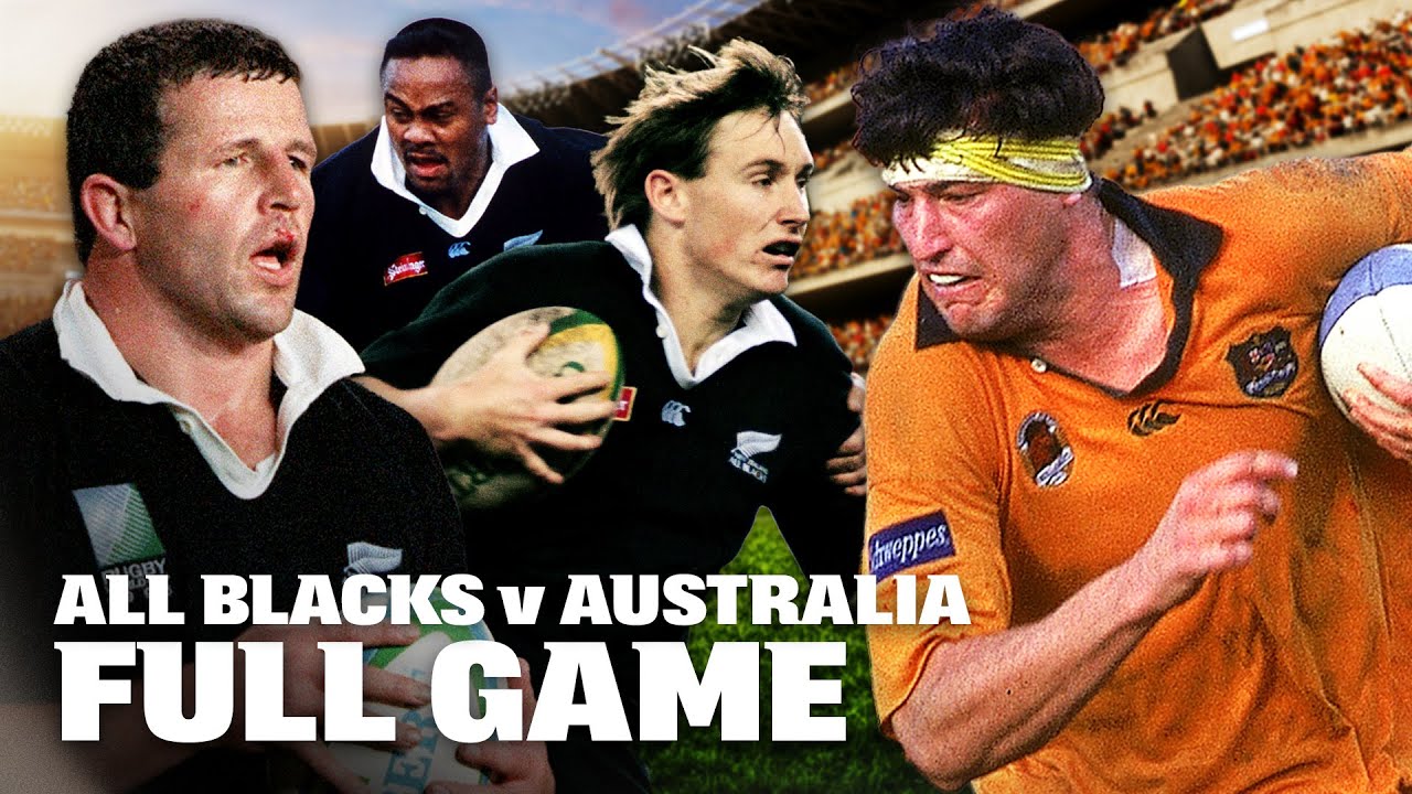 Andrew Mehrtens goes nuts! All Blacks v Wallabies 1995 FULL GAME