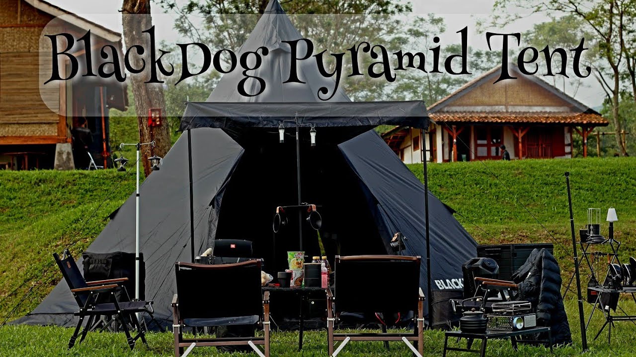 Tenda Pyramid Anti Badai  Blackdog Vinyl