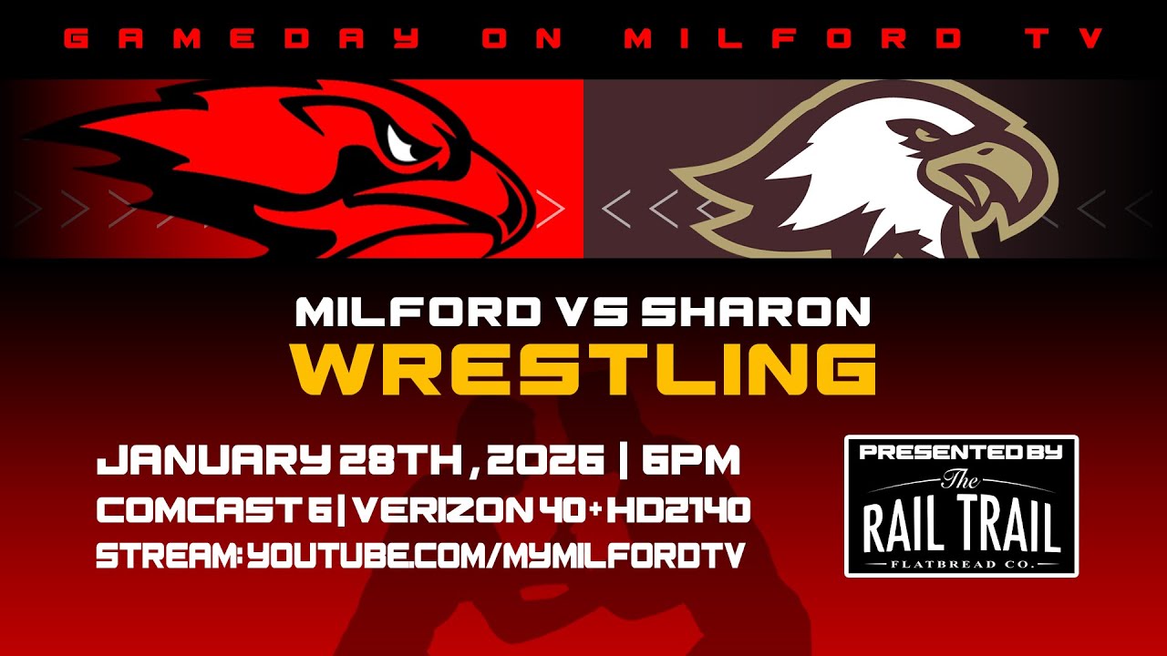 Milford Scarlet Hawks Wrestling - January 28, 2026 vs Sharon