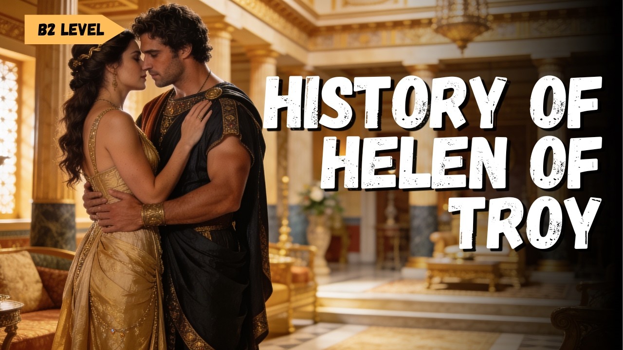 History of Helen of Troy: The Face That Launched a Thousand Ships |Graded Reader | Improve English ✅