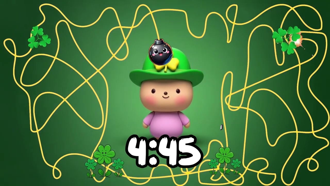 10 Minute Timer 🍀 Pot of Gold St. Patrick’s Day 🌈  Lucky Classroom Countdown