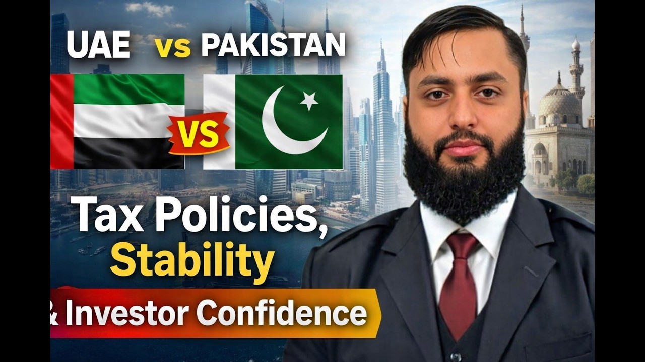 UAE vs Pakistan: Tax Policies, Stability & Investor Confidence  #fbr #pakistan  #law #uae