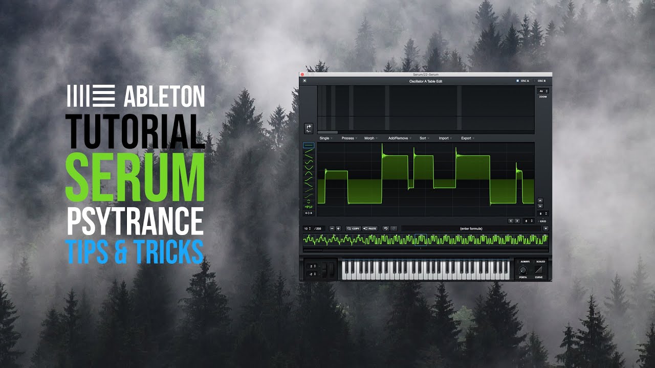 Tutorial  - Serum - psytrance lead  Tips & Tricks