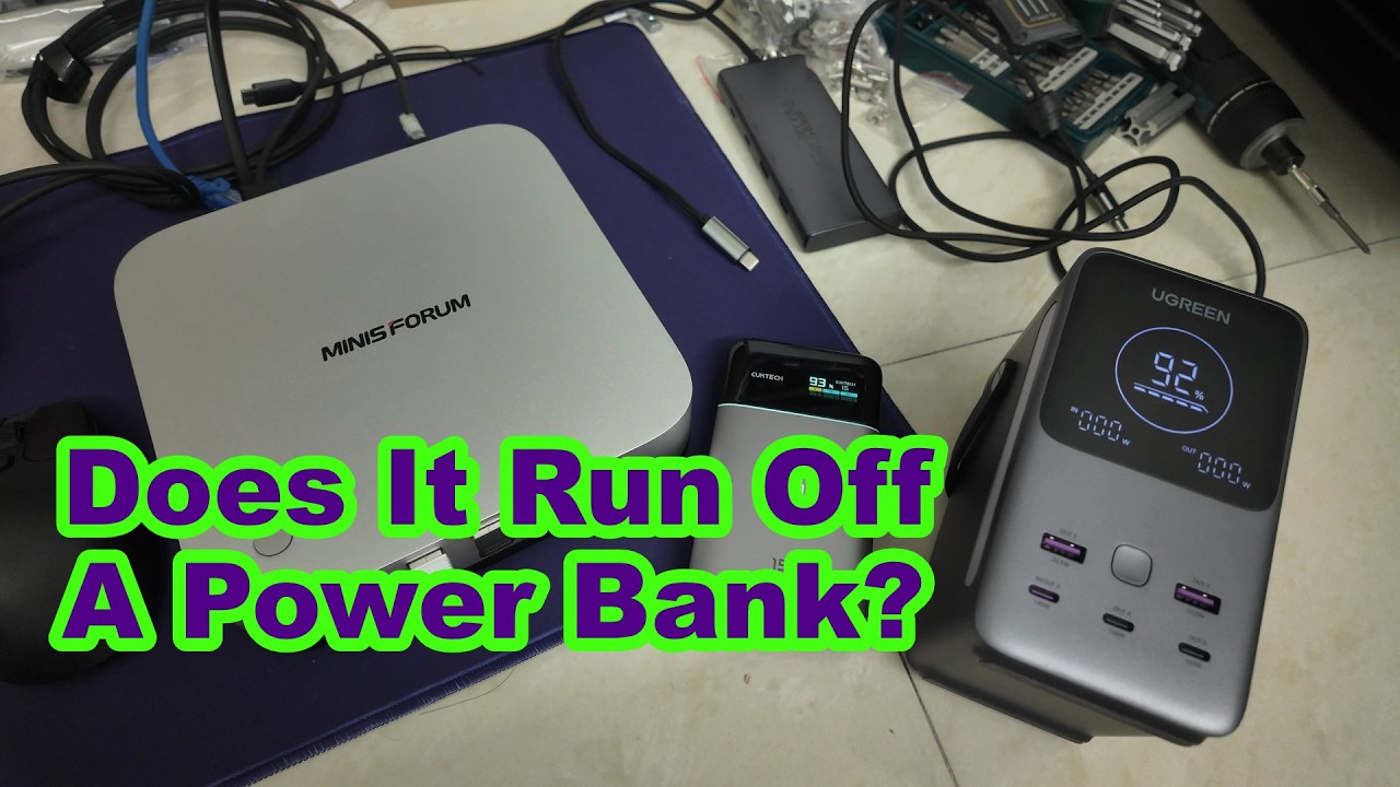 Minisforum AI X1 Pro HX470 With USB Power Bank