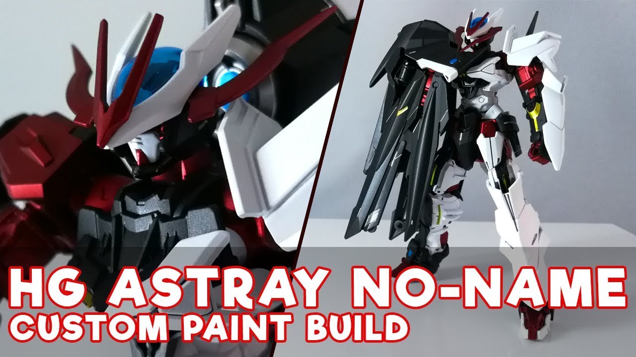 Gundam Build Divers: Bandai HG Gundam Astray No Name Custom Paint Speed Build