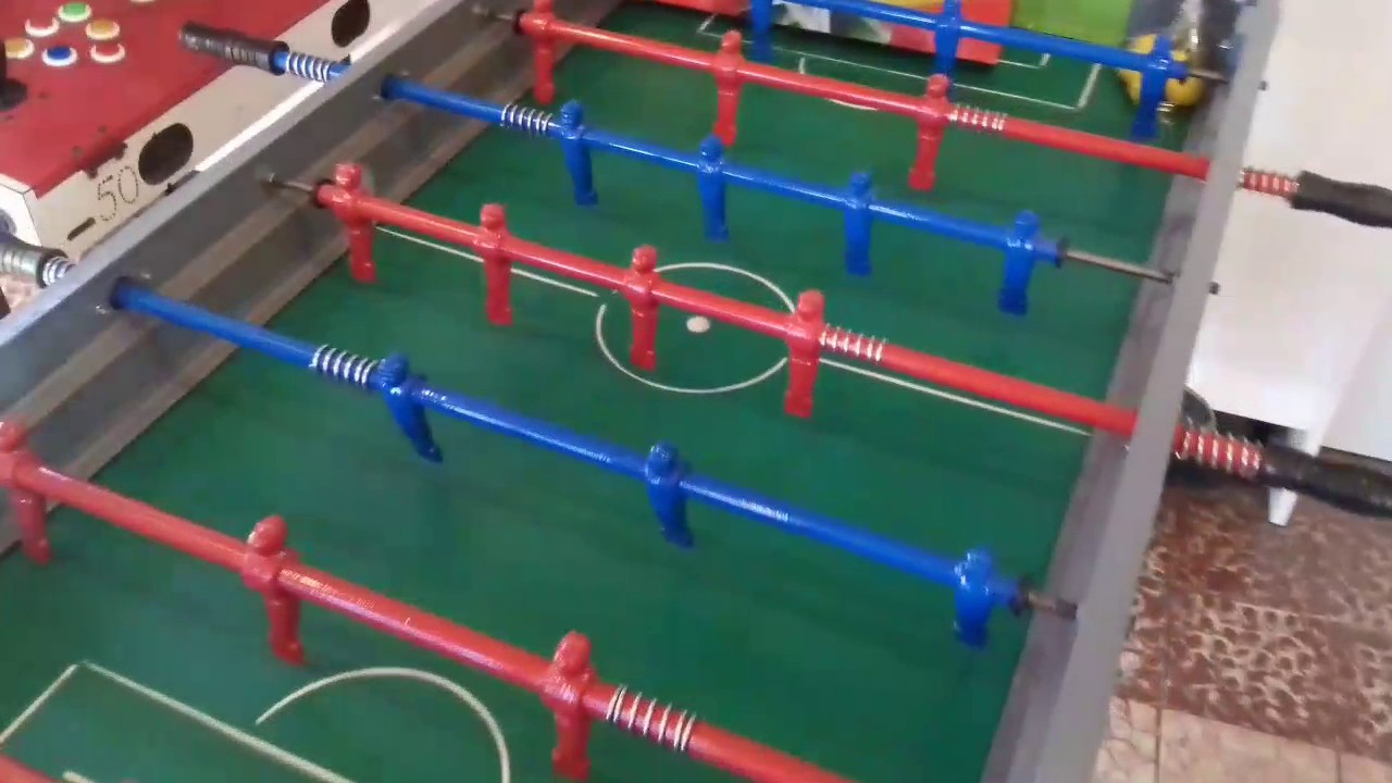 Alinear barras de metegol