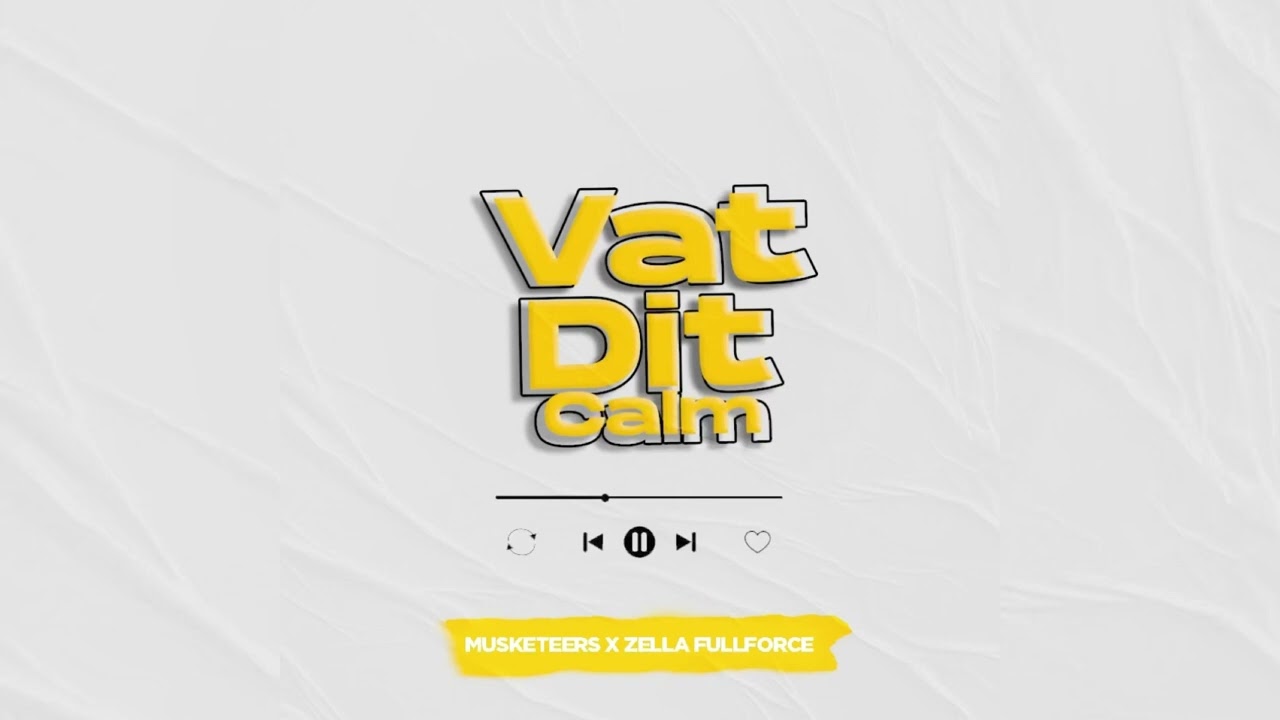 Musketeers x Zellafullforce - Vat dit calm (Official audio)