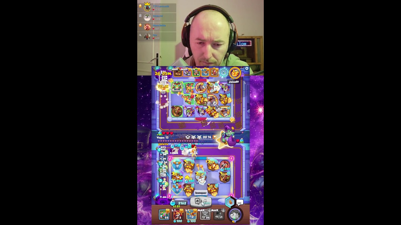 rush royale - le cogneur &ccedil;a cogne ? !discord / code createur lebricou