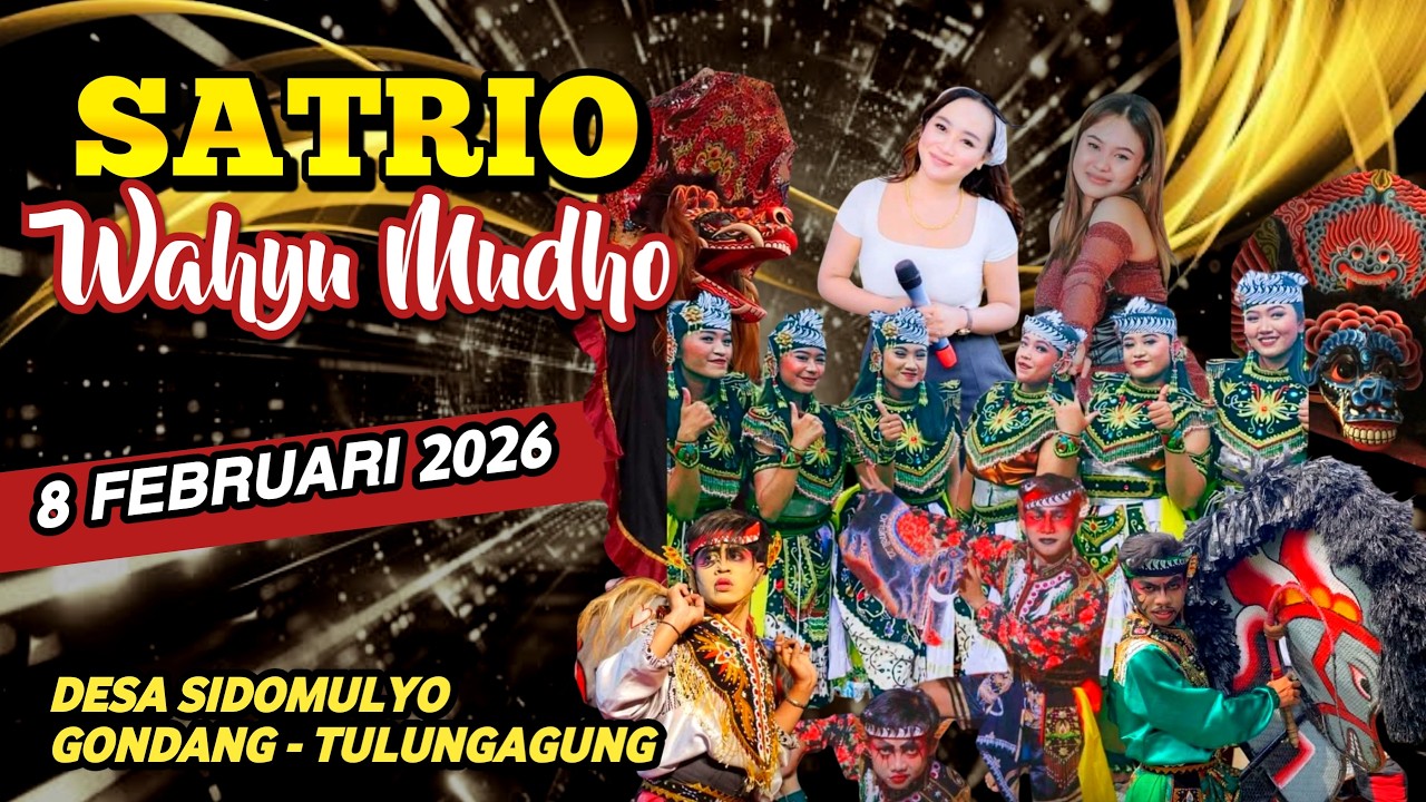 LIVE SIANG INI JARANAN SATRIO WAHYU MUDHO DI GAMBRENGAN SIDOMULYO GONDANG TULUNGAGUNG