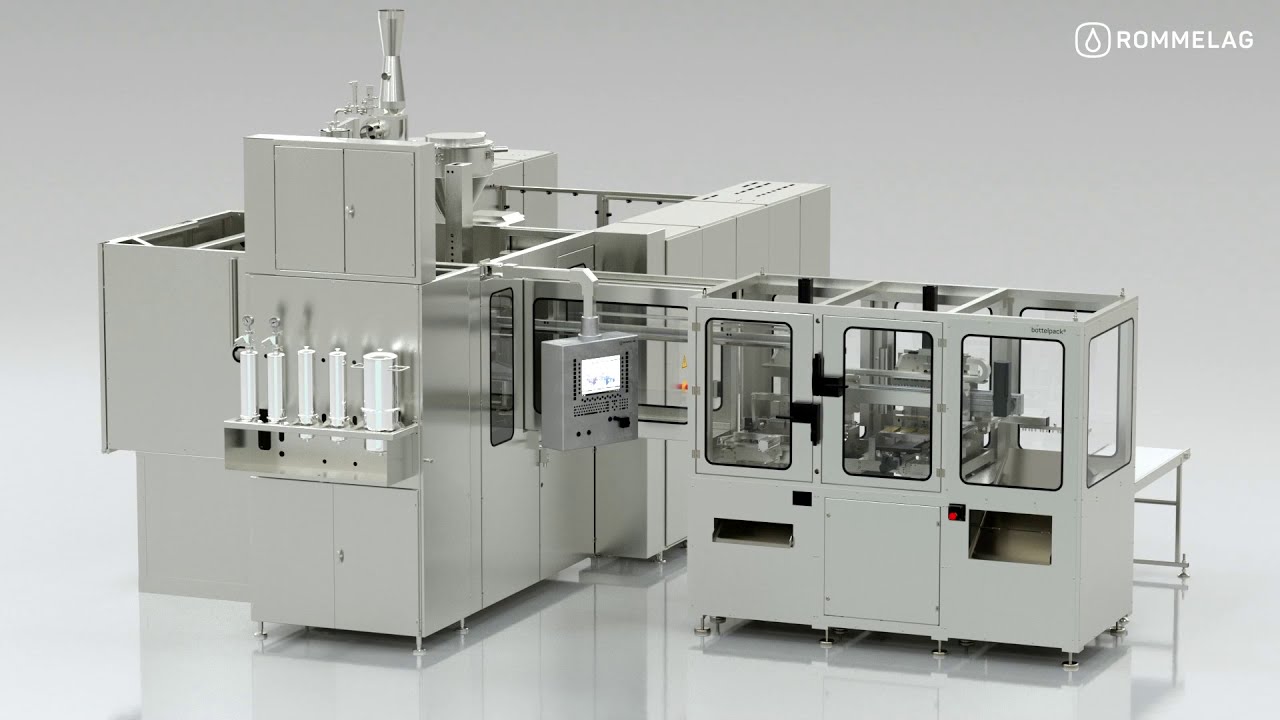 Rommelag bottelpack bp321 M - Abfüllanlage für Ampullen.