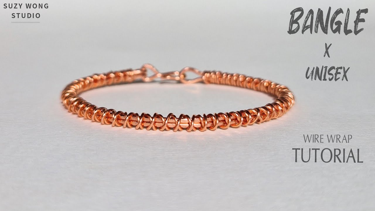 X Unisex Bangle Wire Wrap Bangle Tutorial |DIY Bracelet| Easy Bangle |DIY Jewelry |How to make
