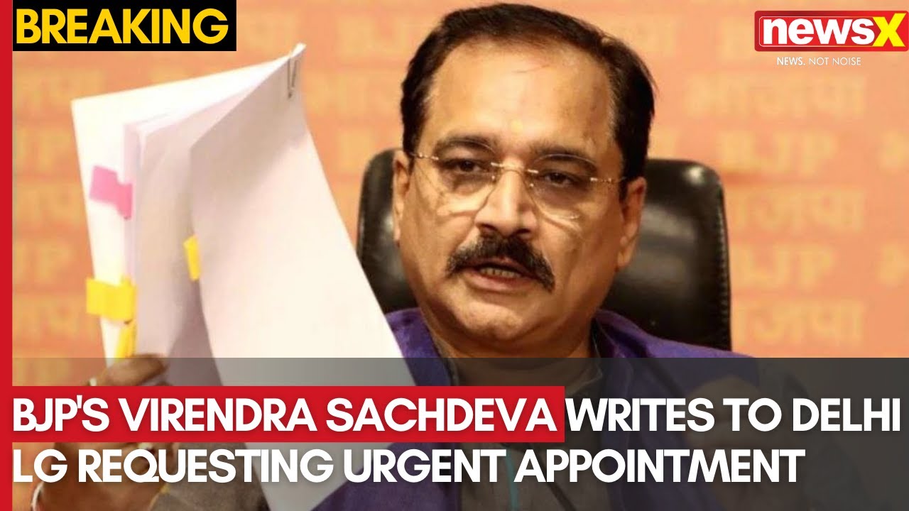 Delhi CM Race: BJP's Virendra Sachdeva Writes to Delhi LG Requesting Urgent Appointment of Delhi CM