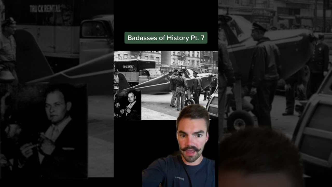 He stole a plane from New Jersey and landed it WHERE?! #history #shorts