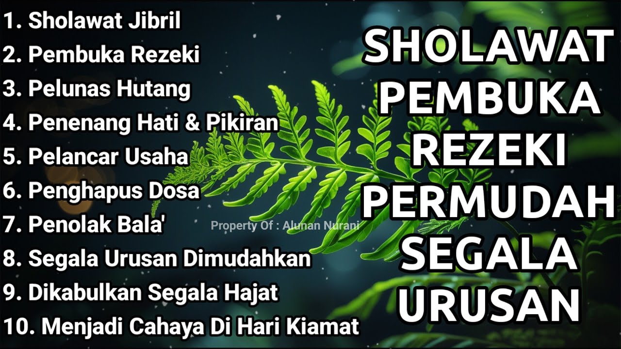 SHOLAWAT JIBRIL PEMBUKA PINTU REZEKI - SHOLAWAT PENYEJUK HATI TERBARU 2026