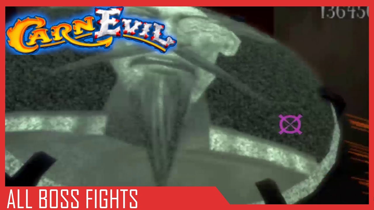 Carnevil All Boss Battles! || Carnevil (Arcade/MAME)