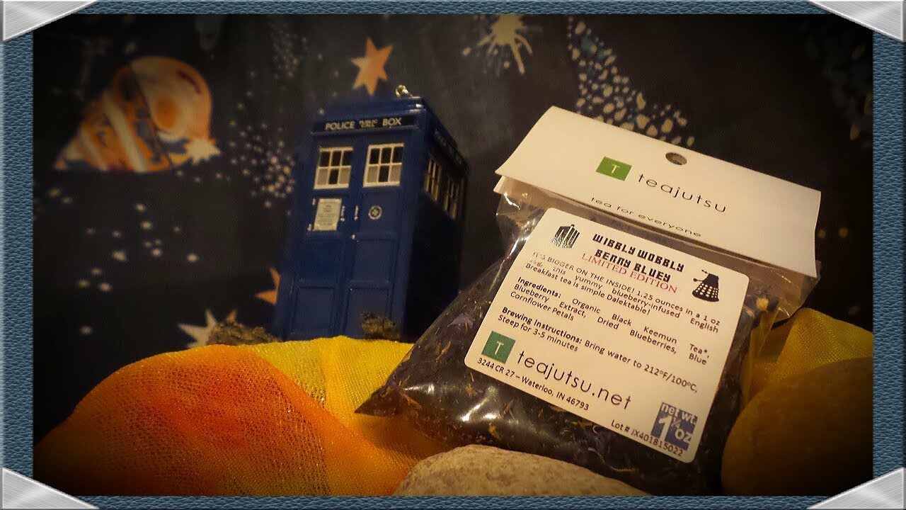 Doctor Who Wibbly Wobbly Berry Bluey Tea ☕😊 Teajutsu Teas