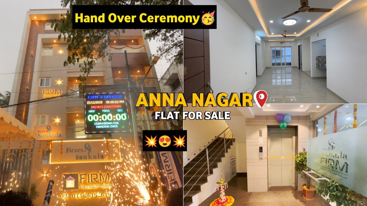 Flats for sale in Chennai Anna Nagar💥Hand Over Ceremony😍-FIRM Foundation