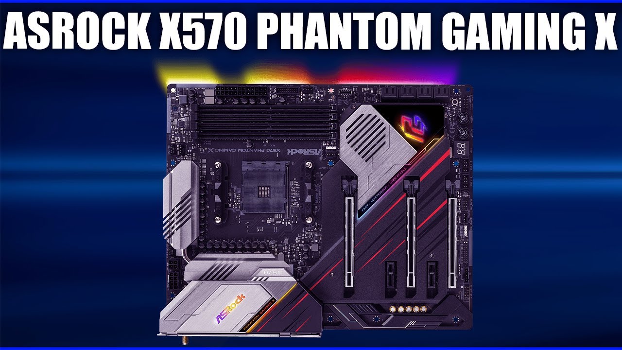 Материнская плата ASRock X570 Phantom Gaming X