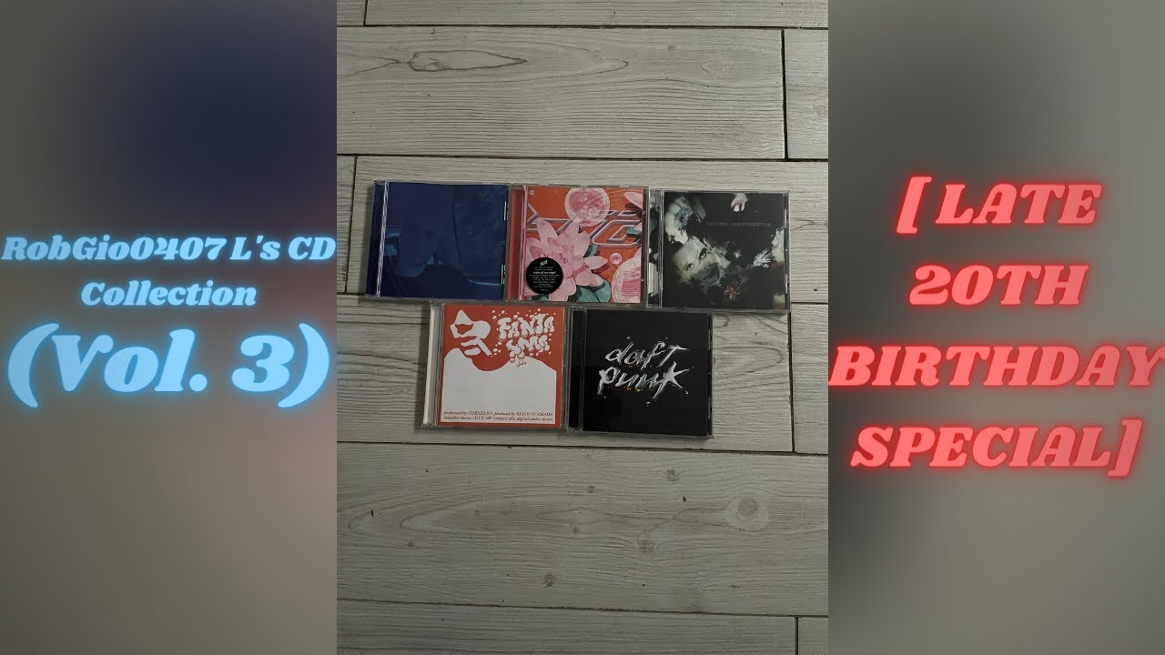 RobGio0407 L's CD Collection (Vol. 3) [LATE 20TH BIRTHDAY SPECIAL]