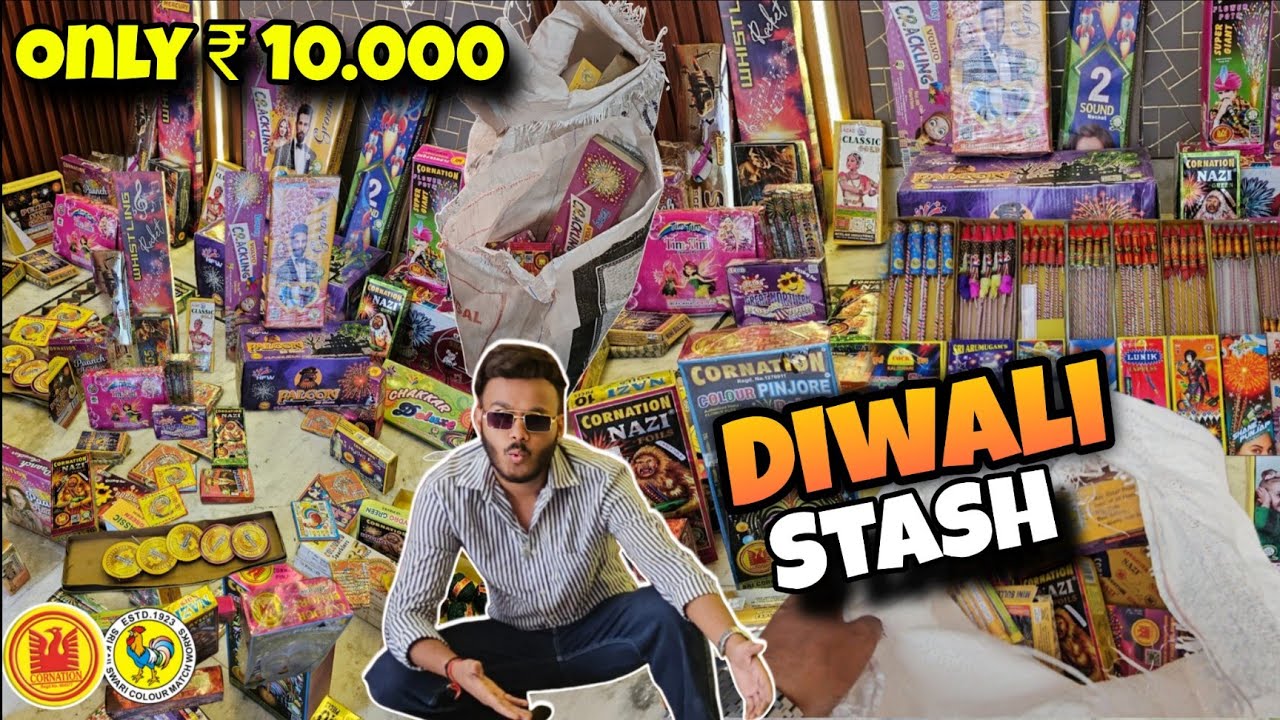 Diwali Shopping 2025 | Diwali Pataka Wholesale Market | Diwali Pataka market in delhi Diwali Stash