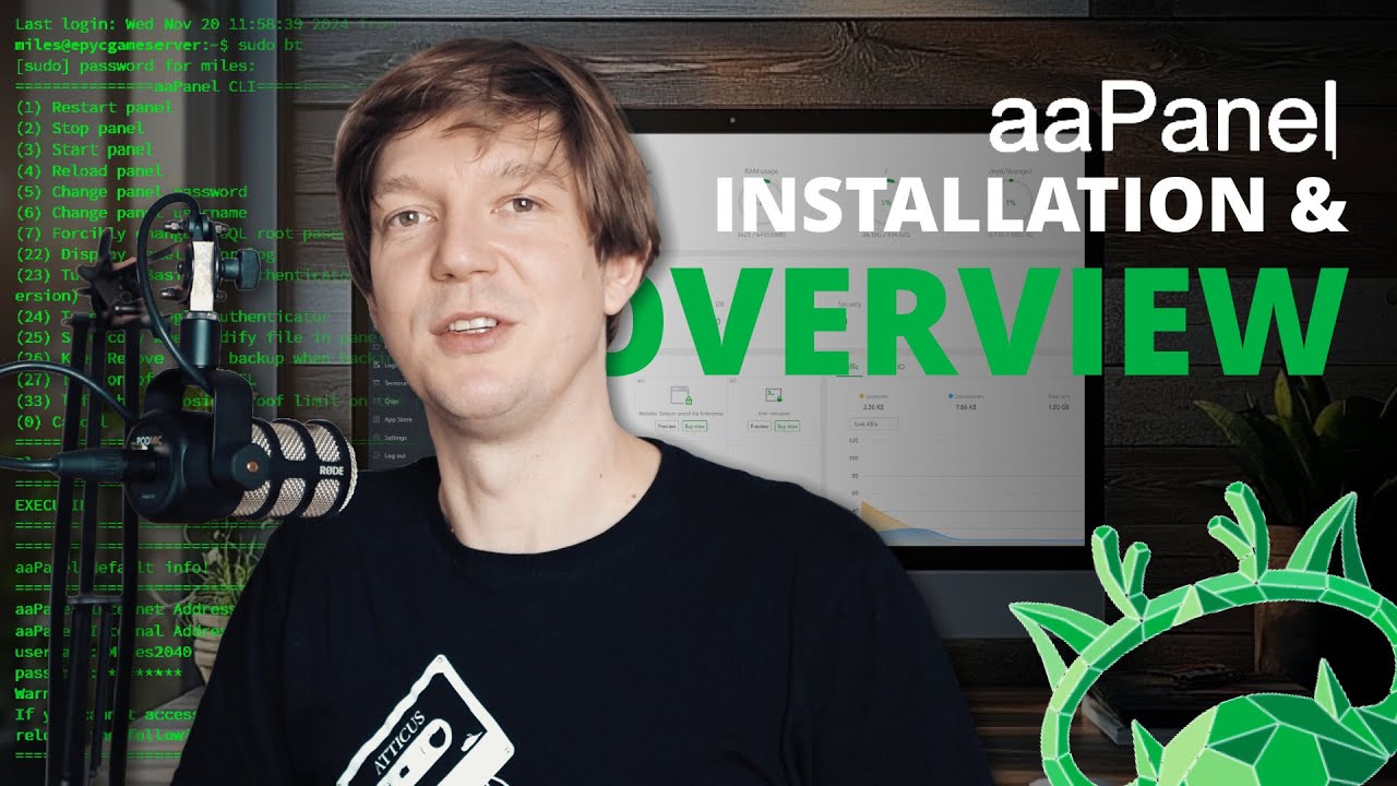 aaPanel Installation & Schritt-f&uuml;r-Schritt &Uuml;bersicht | Einfaches Hosting-Panel Tutorial