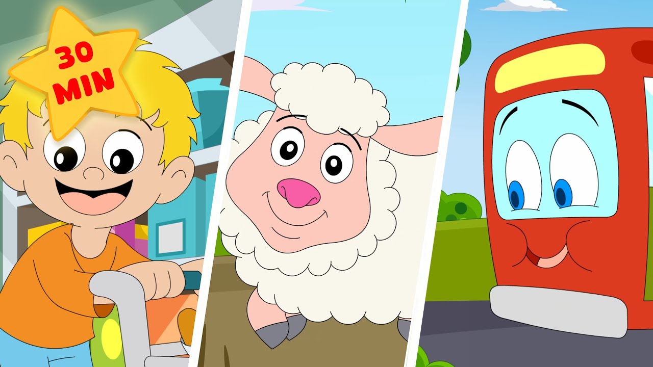 Schaapje heb je Witte Wol en Andere Peuterliedjes 🐑 |  30 Min Compilatie ⏰ | Minidisco