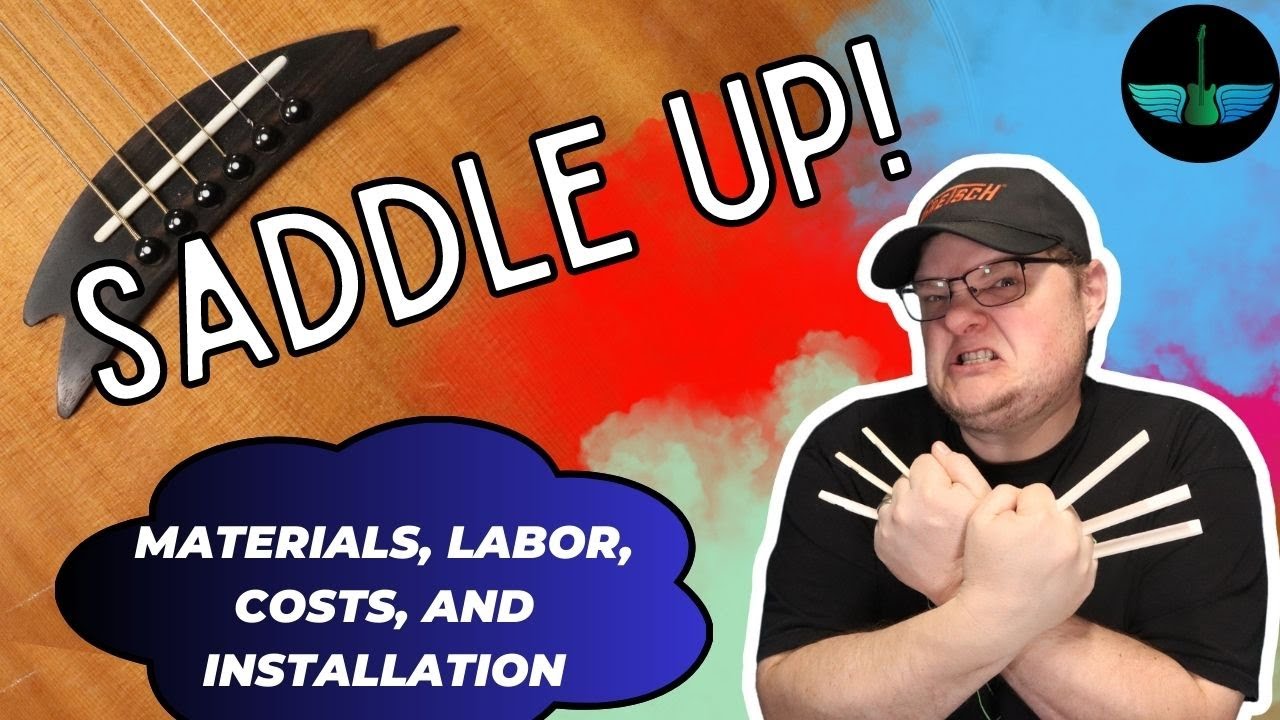 Upgrading Acoustic Guitars - Which Saddle Material is Best?  Nut and Saddle Series Part 1 of 3