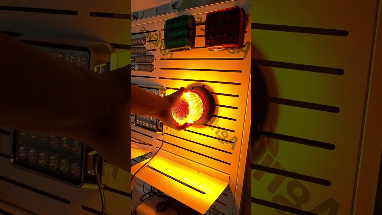 The Best Amber Beacon Light with 8 Flashing Modes for Trucks, Emergency Vehicles and Road Safety! 🚨