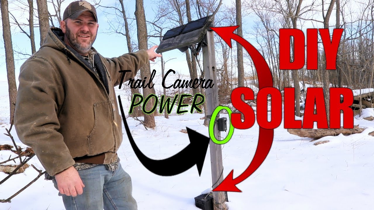 DIY Solar Trail Camera Power: External 12V Battery and Charger