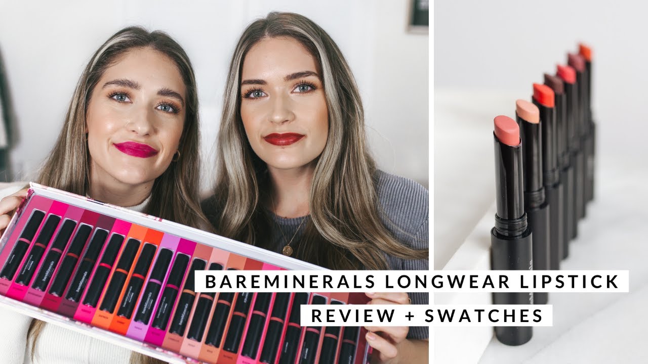 bareMinerals BAREPRO Longwear Lipstick Review + Swatches