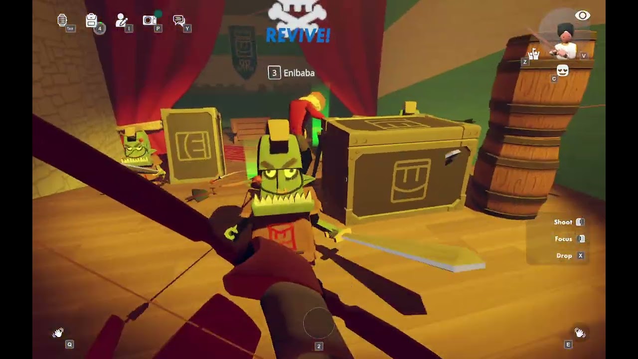 today we are going to play some rec room with Eni Gaming srry we died (PART 1) hope u enjoy it byeee