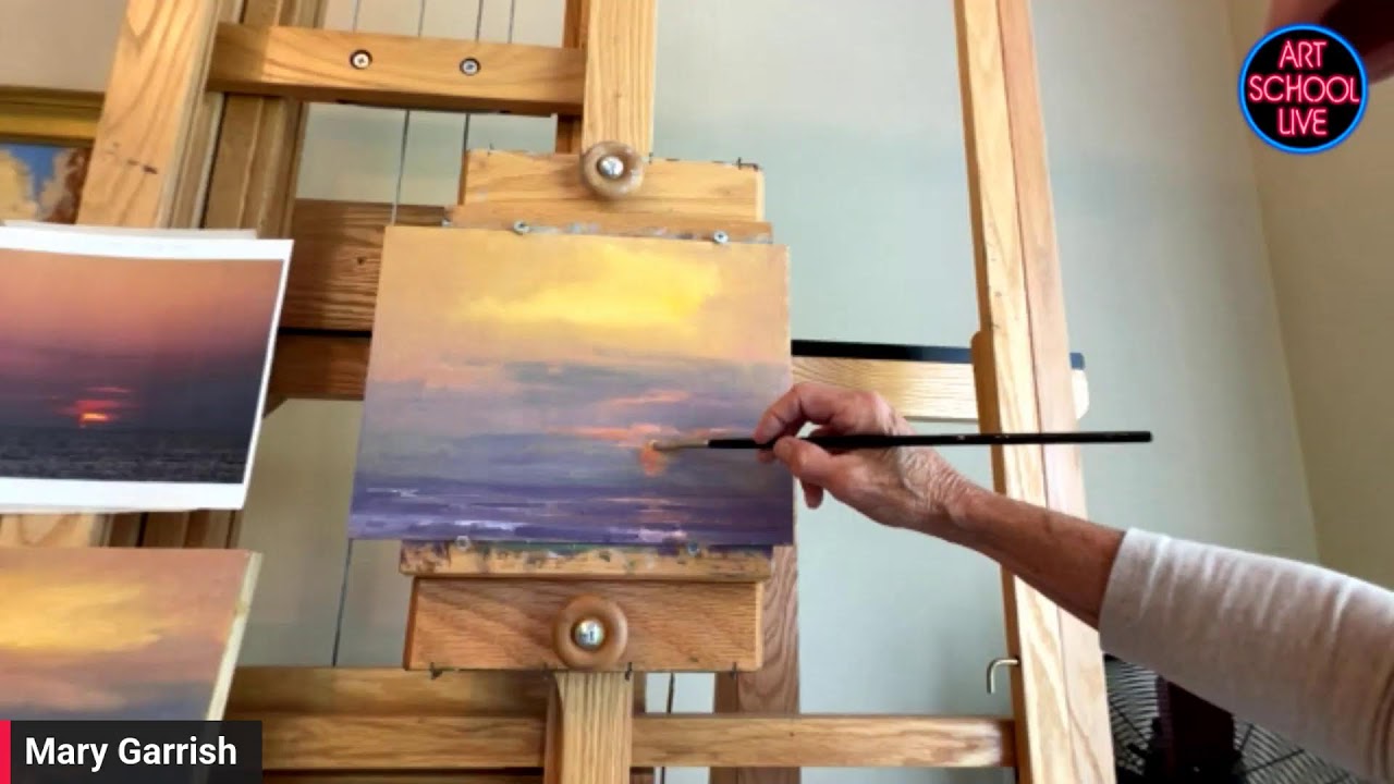 Painting Ocean Sunrises like a Pro with Mary Garrish