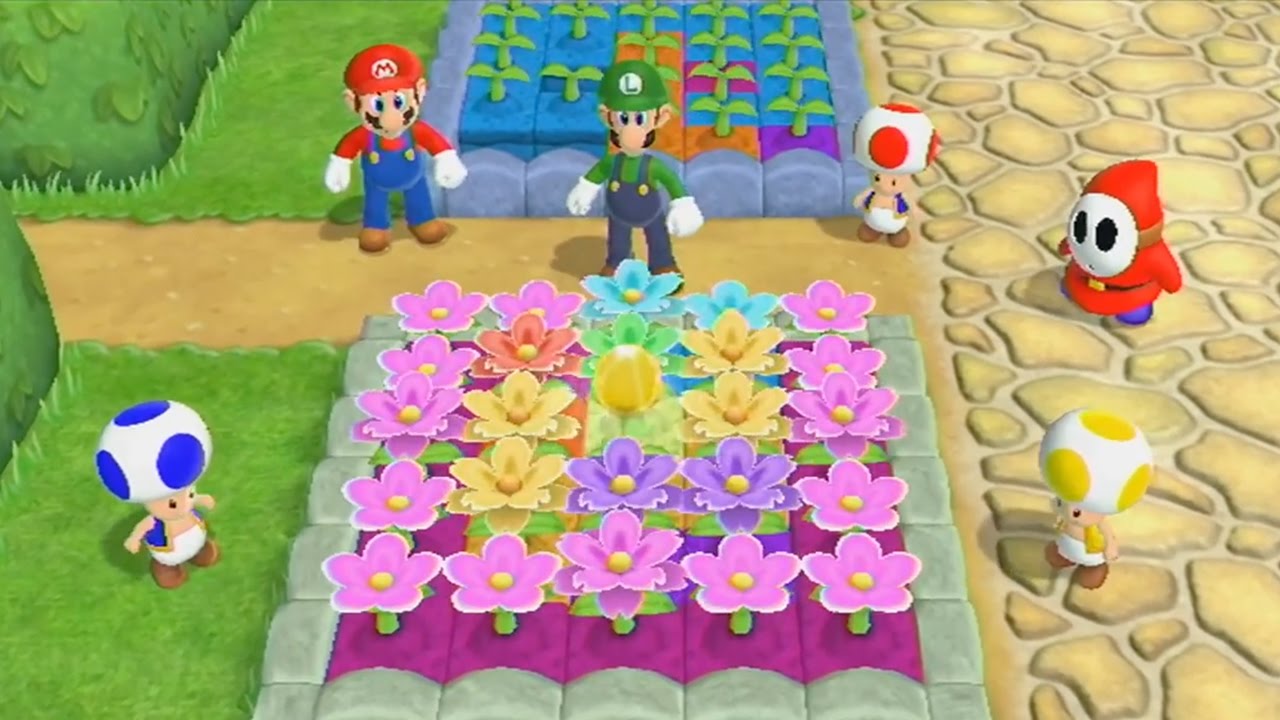 Mario Party 9 - Garden Battle (Master CPU Difficulty)