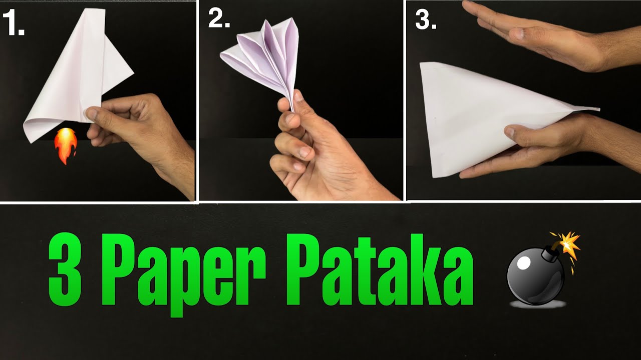 how to make paper popper | paper Pataka 💥