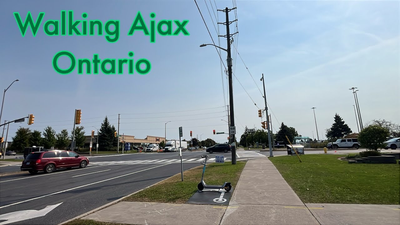 Walking Westney Road South in Ajax Ontario 10/3/2024