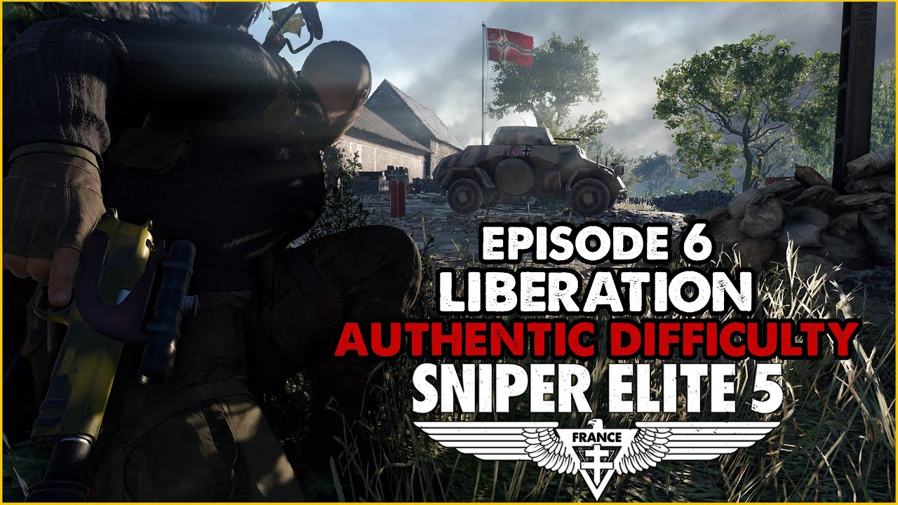 Sniper Elite 5 - Liberation / AUTHENTIC DIFFICULTY ( Post Commentary)