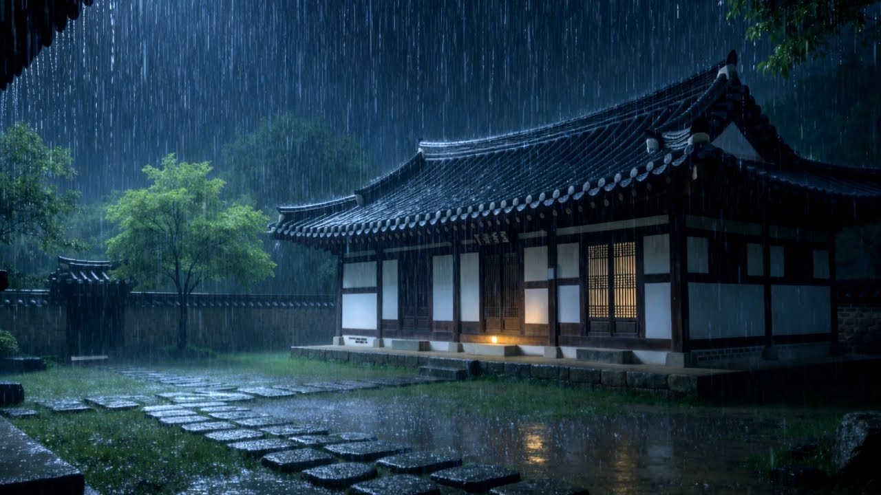 Deep Rain Sounds for Sleep 🌧️ | Relaxing Night Rain & Thunder for Insomnia Relief