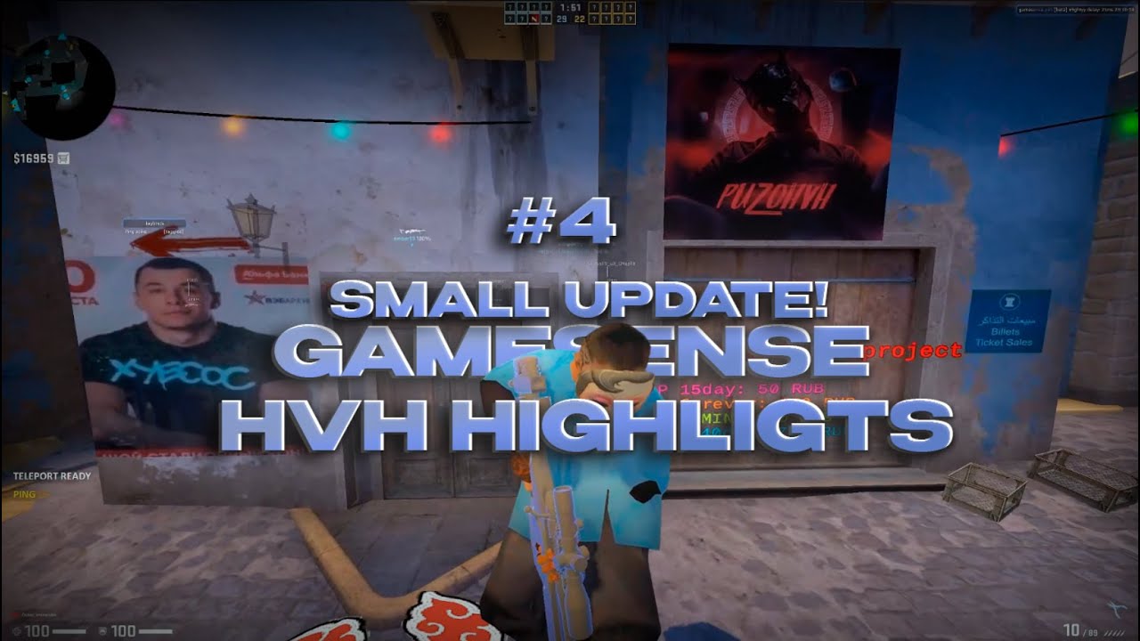HvH Highlights #4 ft.Gamesense.pub / CFG Nightly [SMALL UPDATE!]