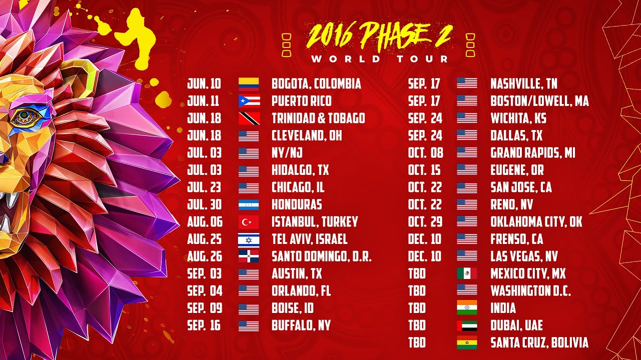 LIC 2016 Fall Kingdom World Tour LIVE Announcement