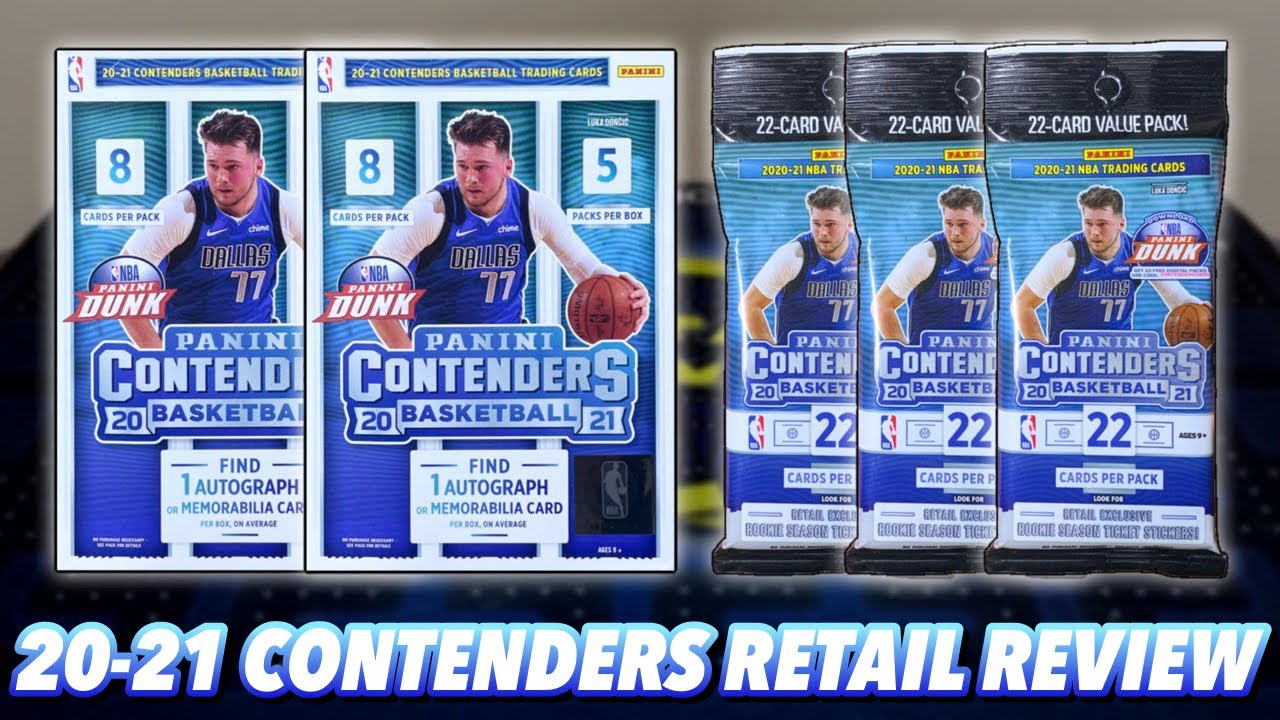 2020-21 Panini Contenders Basketball Retail Blaster Box & Value Fat Pack Break/Review
