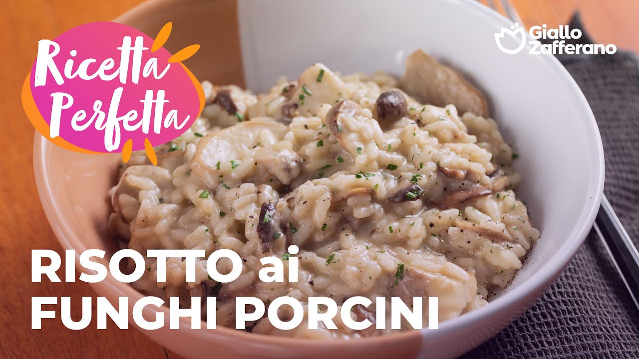 RISOTTO ai FUNGHI PORCINI🍄🍂😍 la RICETTA PERFETTA di GIALLOZAFFERANO✨