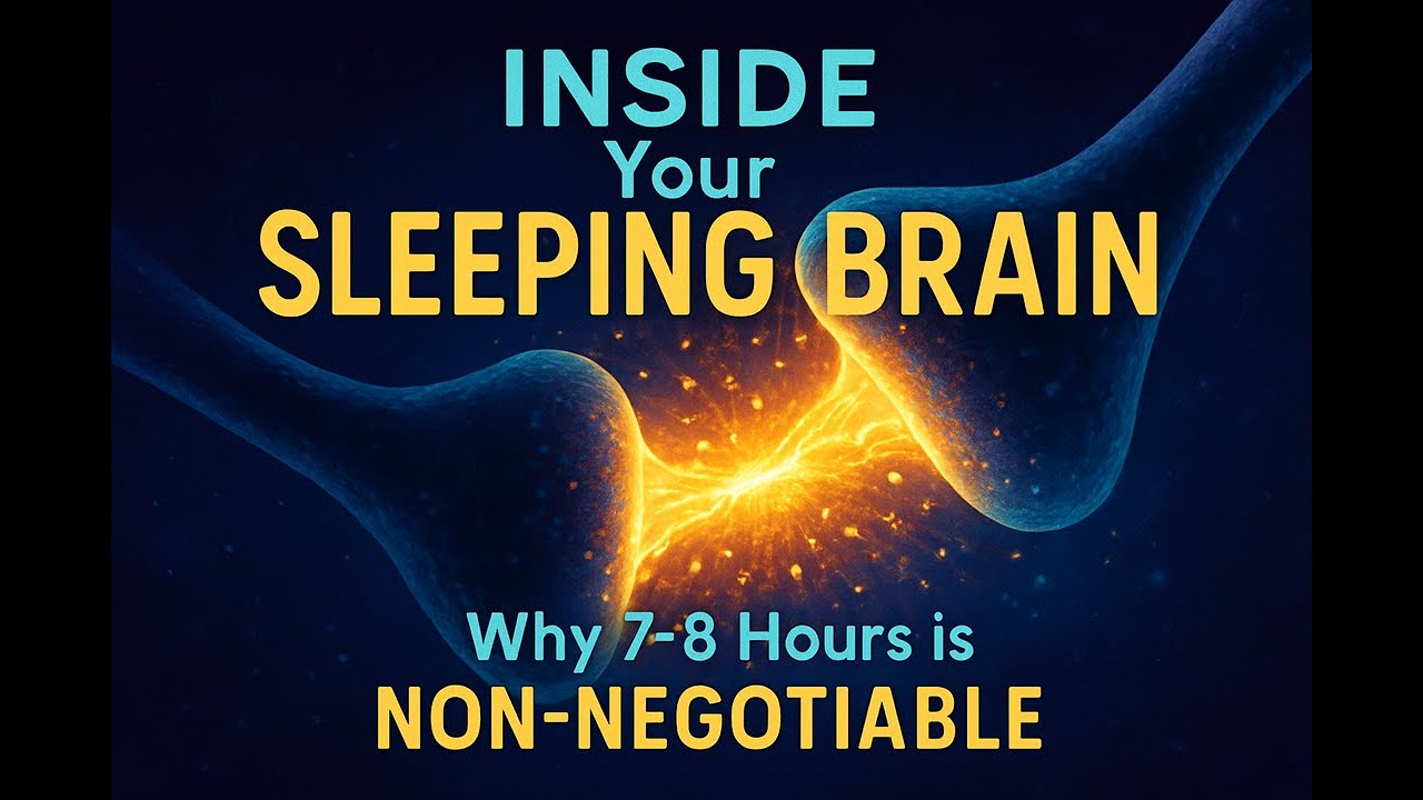 The Science of Sleep 😴 | Why 7-8 Hours Is Non-Negotiable for Your Health!