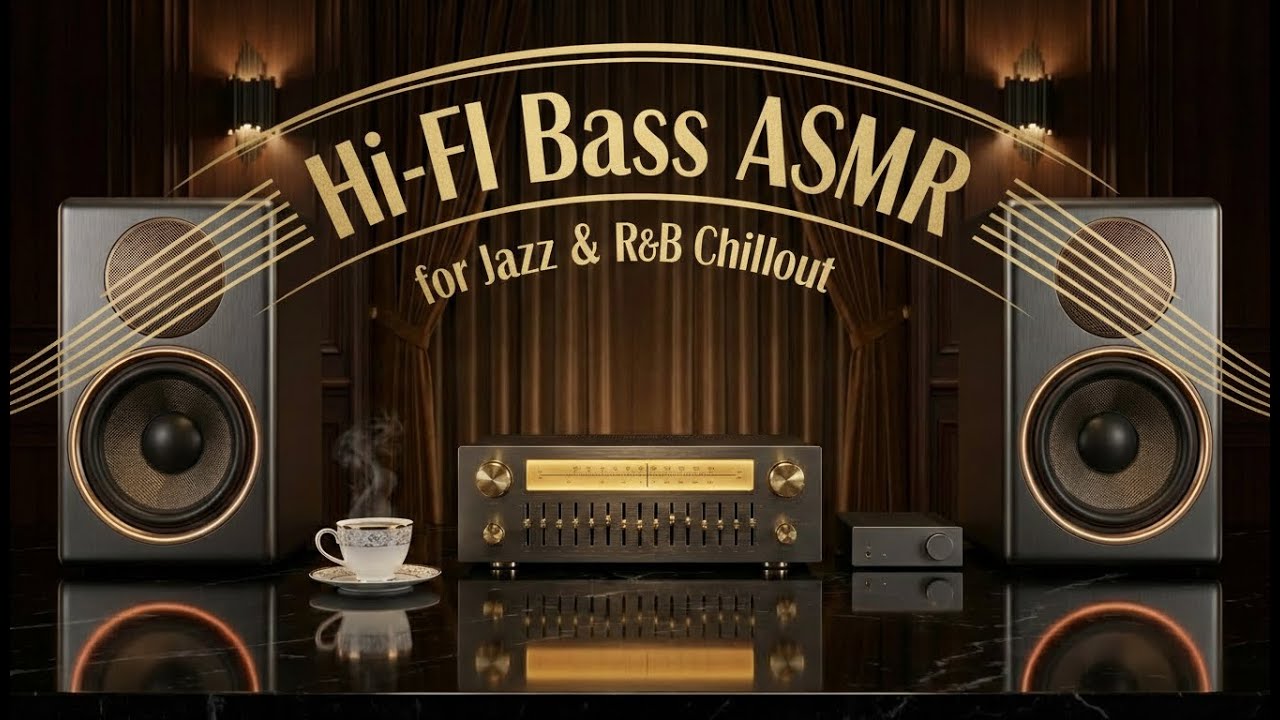 Hi-Fi Bass ASMR for Jazz & R&B Chillout | Deep Speaker Sound #relaxingmusic #jazz #relaxing #rnb