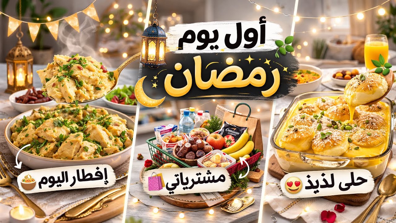 فلوق أول يوم في رمضان💕🌙 